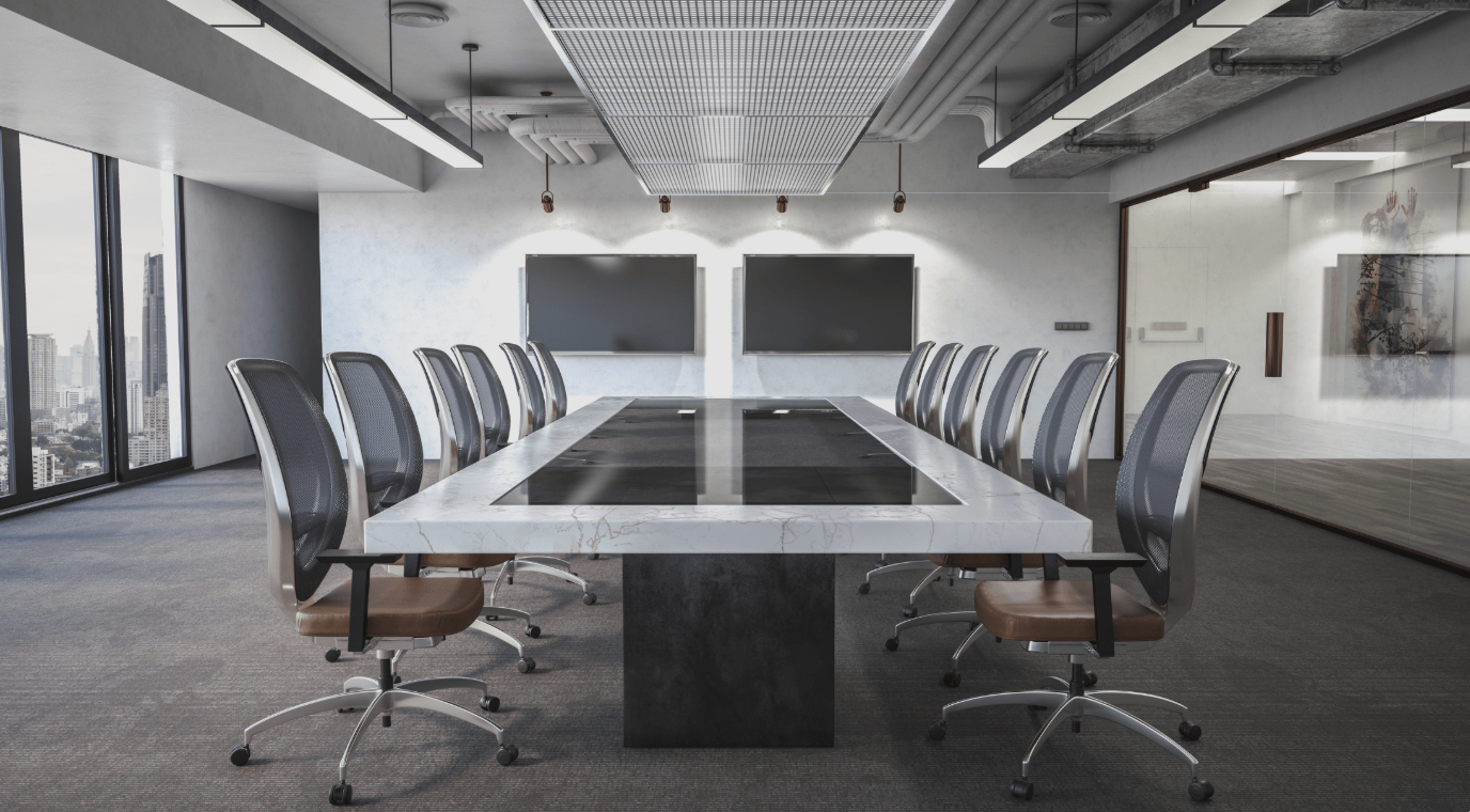 Conference room glass